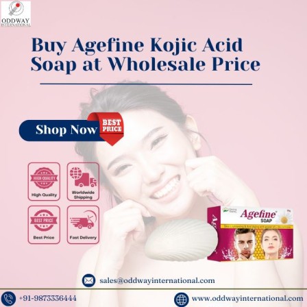 Agefine Kojic Acid Soap: Order Now, Pay Later